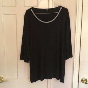 TWO cable and gauge long sleeve tops! Both size 2x